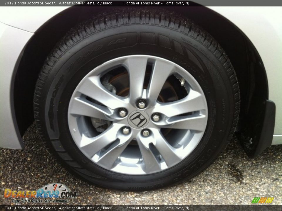 2012 Honda Accord SE Sedan Alabaster Silver Metallic / Black Photo #3