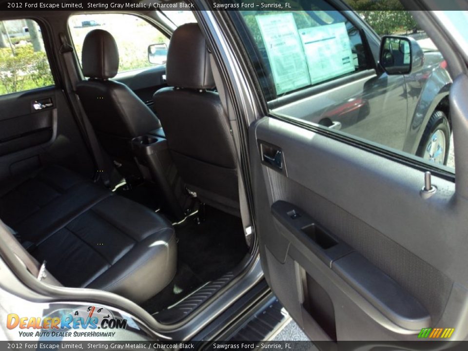2012 Ford Escape Limited Sterling Gray Metallic / Charcoal Black Photo #22