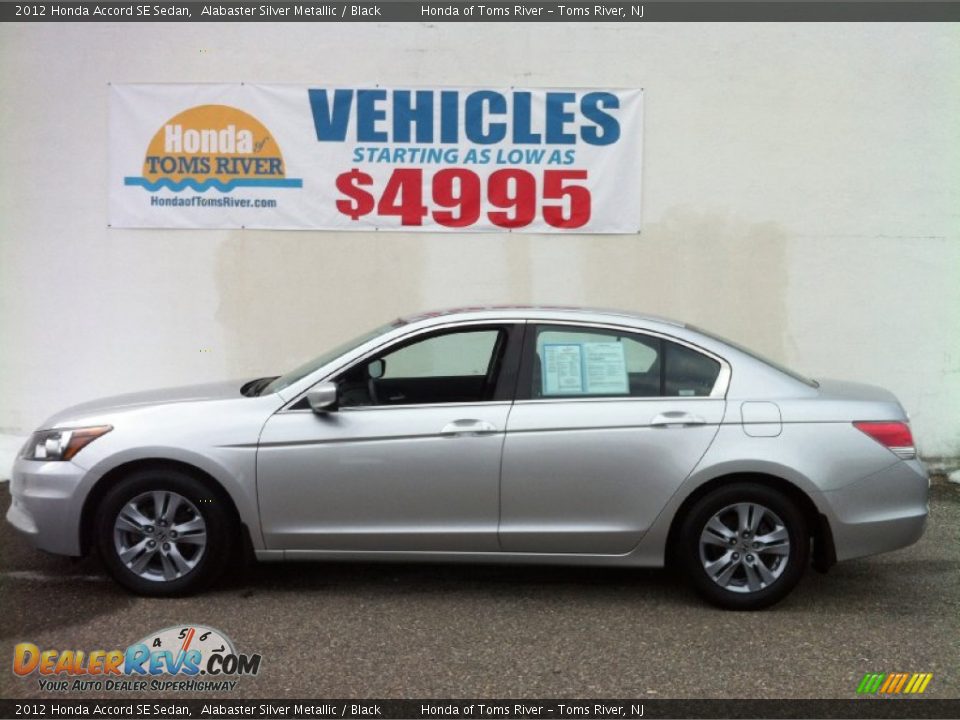 2012 Honda Accord SE Sedan Alabaster Silver Metallic / Black Photo #4