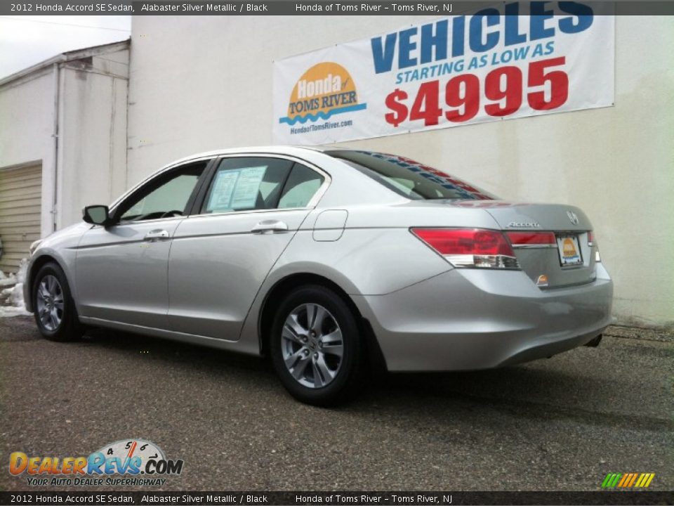 2012 Honda Accord SE Sedan Alabaster Silver Metallic / Black Photo #5
