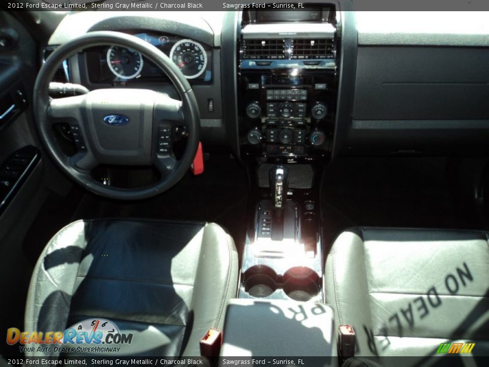 2012 Ford Escape Limited Sterling Gray Metallic / Charcoal Black Photo #24