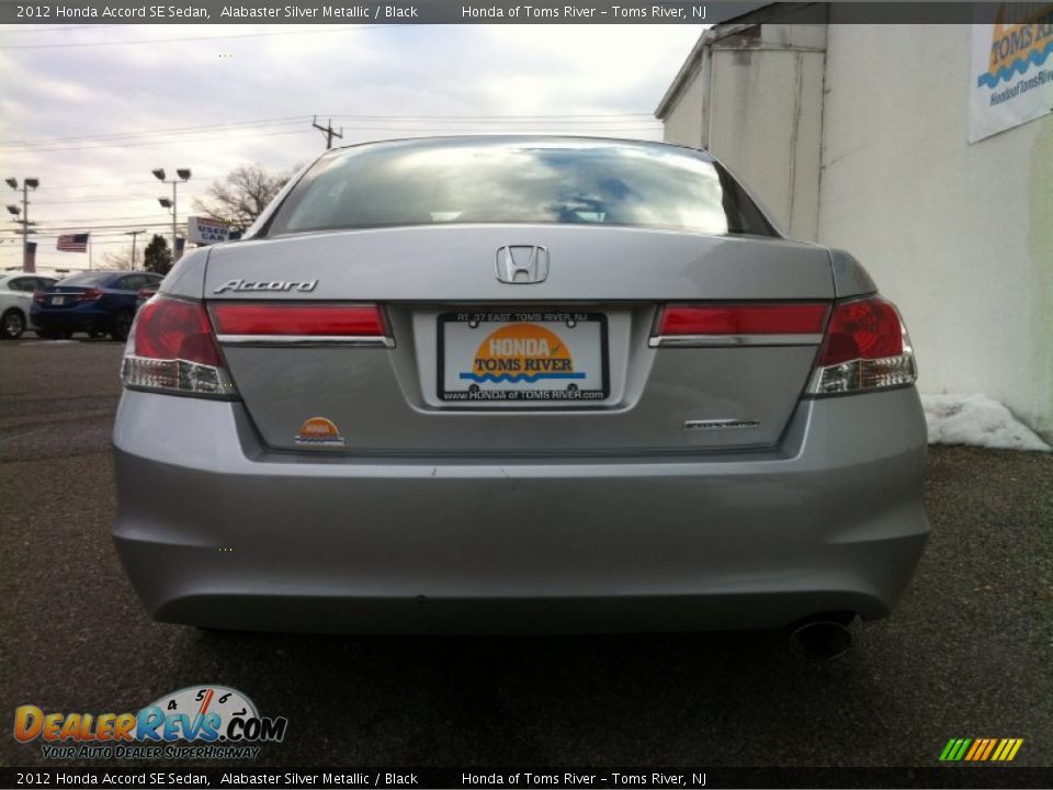 2012 Honda Accord SE Sedan Alabaster Silver Metallic / Black Photo #6