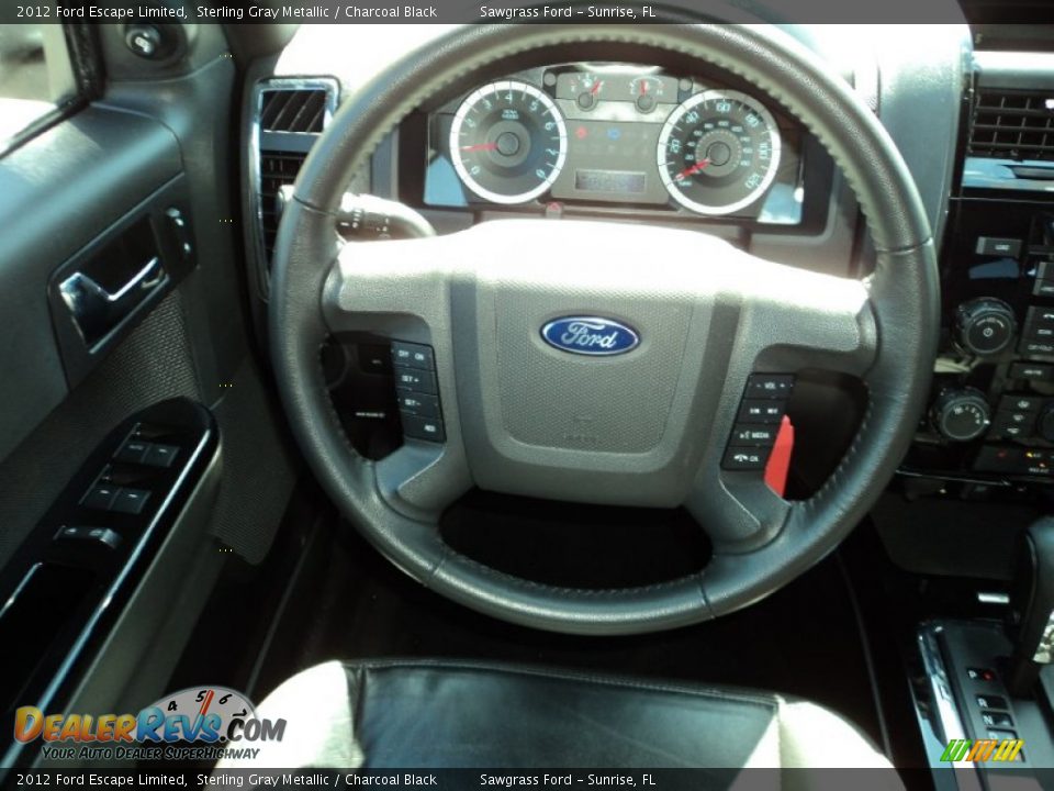 2012 Ford Escape Limited Steering Wheel Photo #25