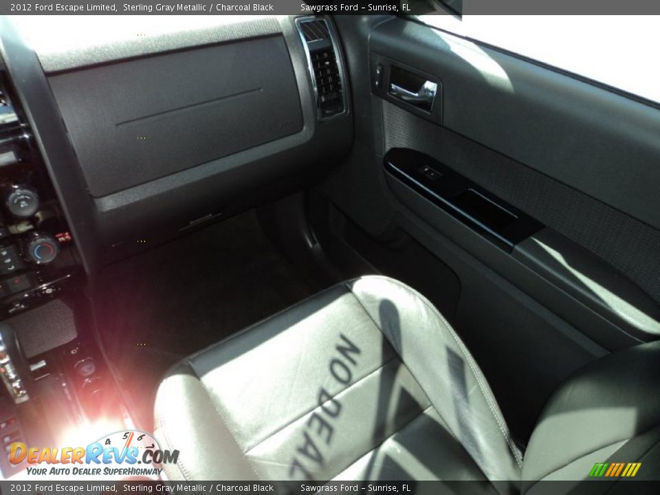 2012 Ford Escape Limited Sterling Gray Metallic / Charcoal Black Photo #27