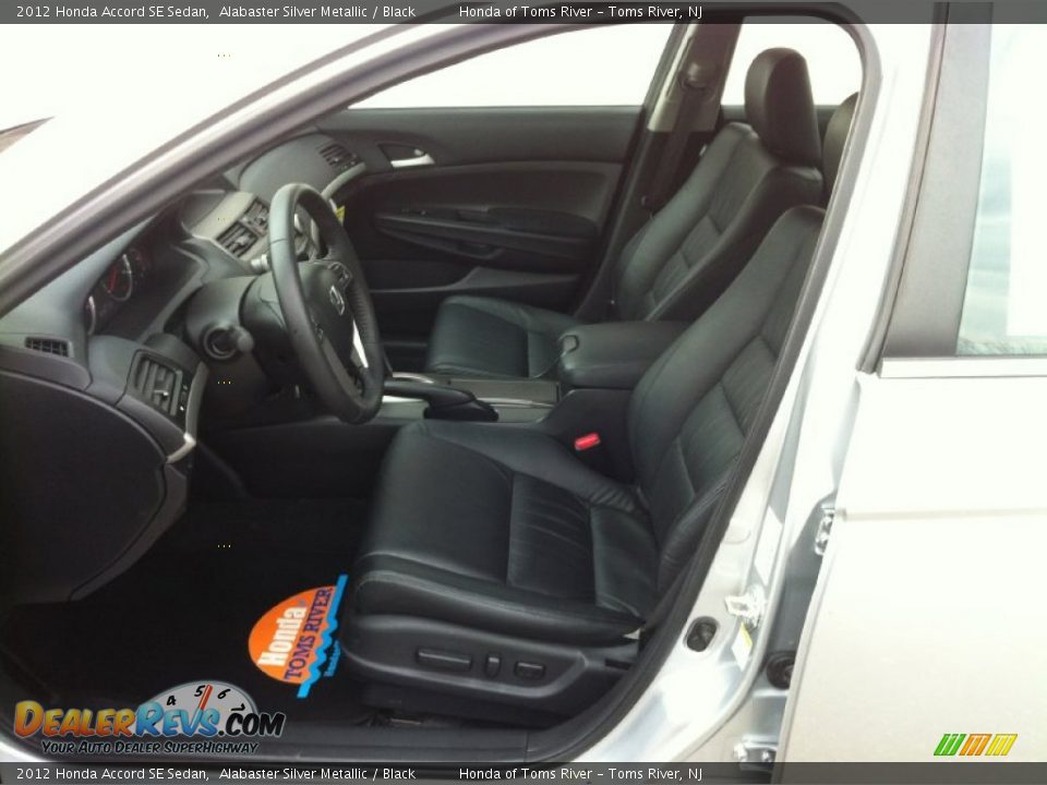 2012 Honda Accord SE Sedan Alabaster Silver Metallic / Black Photo #10
