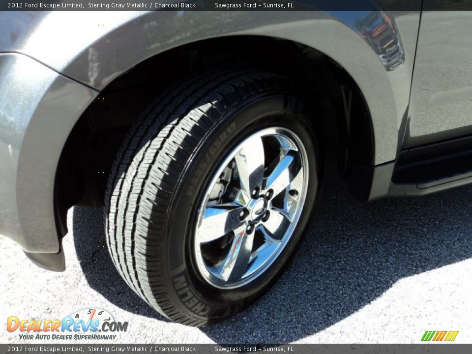2012 Ford Escape Limited Sterling Gray Metallic / Charcoal Black Photo #31