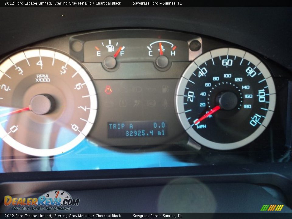 2012 Ford Escape Limited Sterling Gray Metallic / Charcoal Black Photo #32