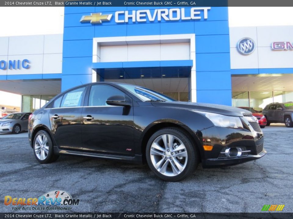 2014 Chevrolet Cruze LTZ Black Granite Metallic / Jet Black Photo #1
