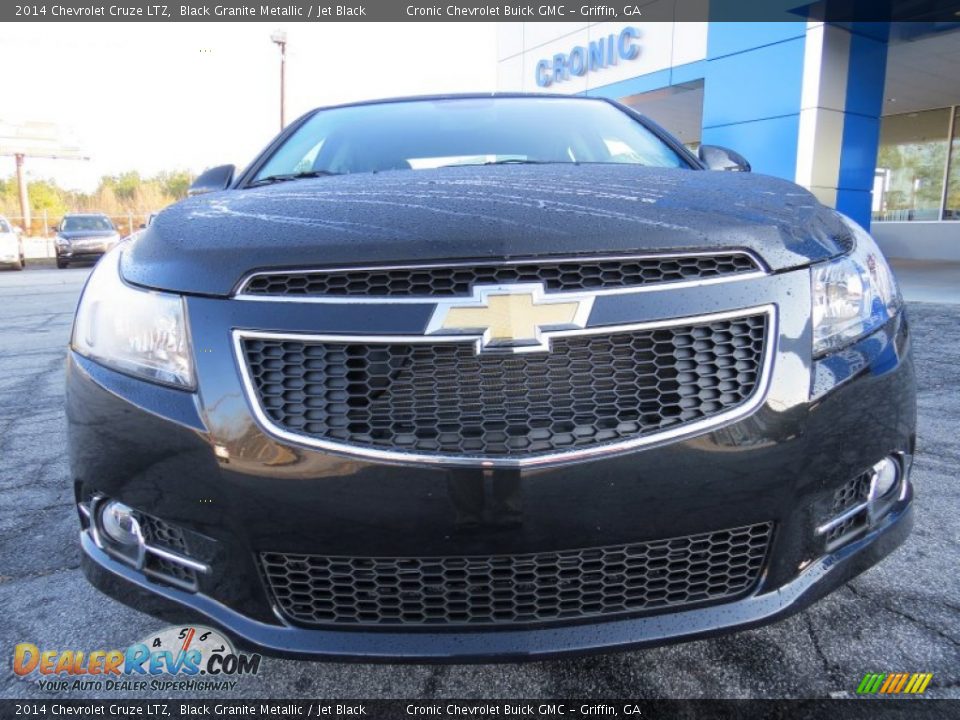 2014 Chevrolet Cruze LTZ Black Granite Metallic / Jet Black Photo #2
