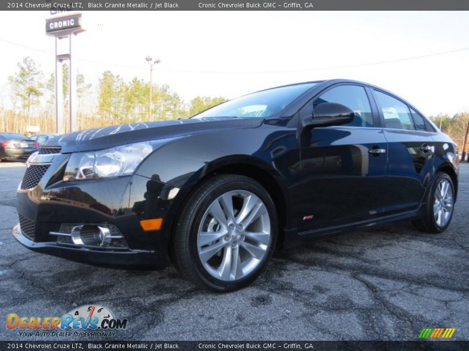 2014 Chevrolet Cruze LTZ Black Granite Metallic / Jet Black Photo #3