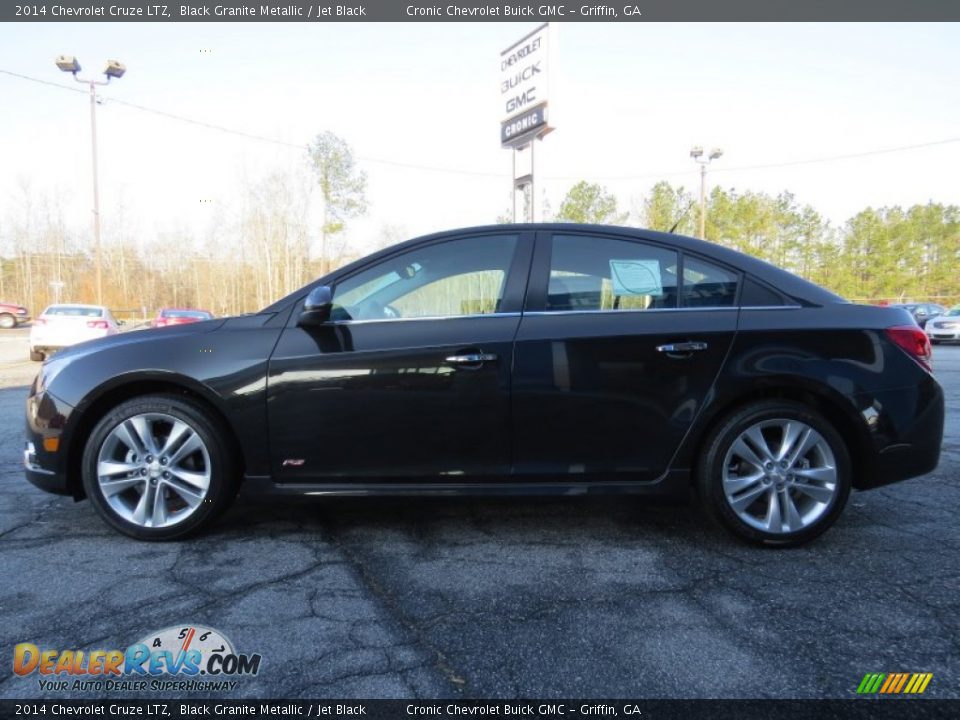2014 Chevrolet Cruze LTZ Black Granite Metallic / Jet Black Photo #4