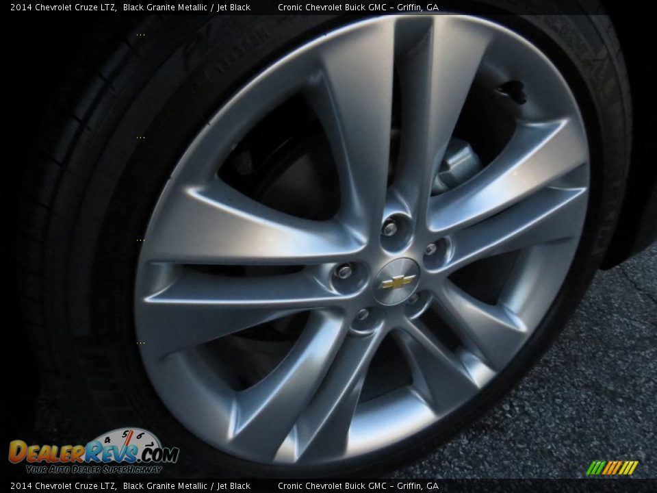 2014 Chevrolet Cruze LTZ Black Granite Metallic / Jet Black Photo #9