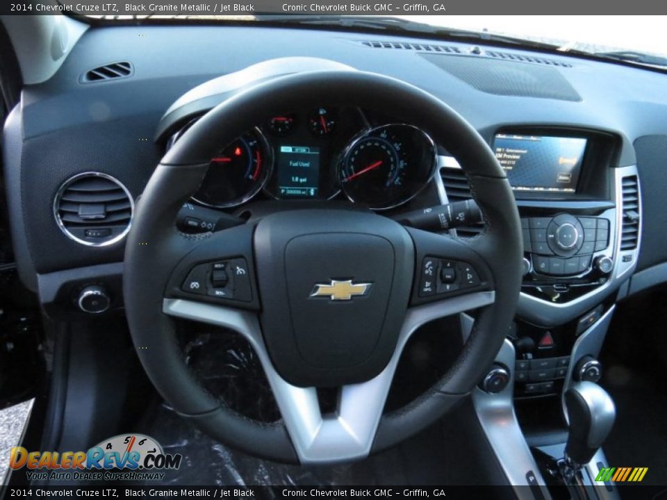 2014 Chevrolet Cruze LTZ Black Granite Metallic / Jet Black Photo #11