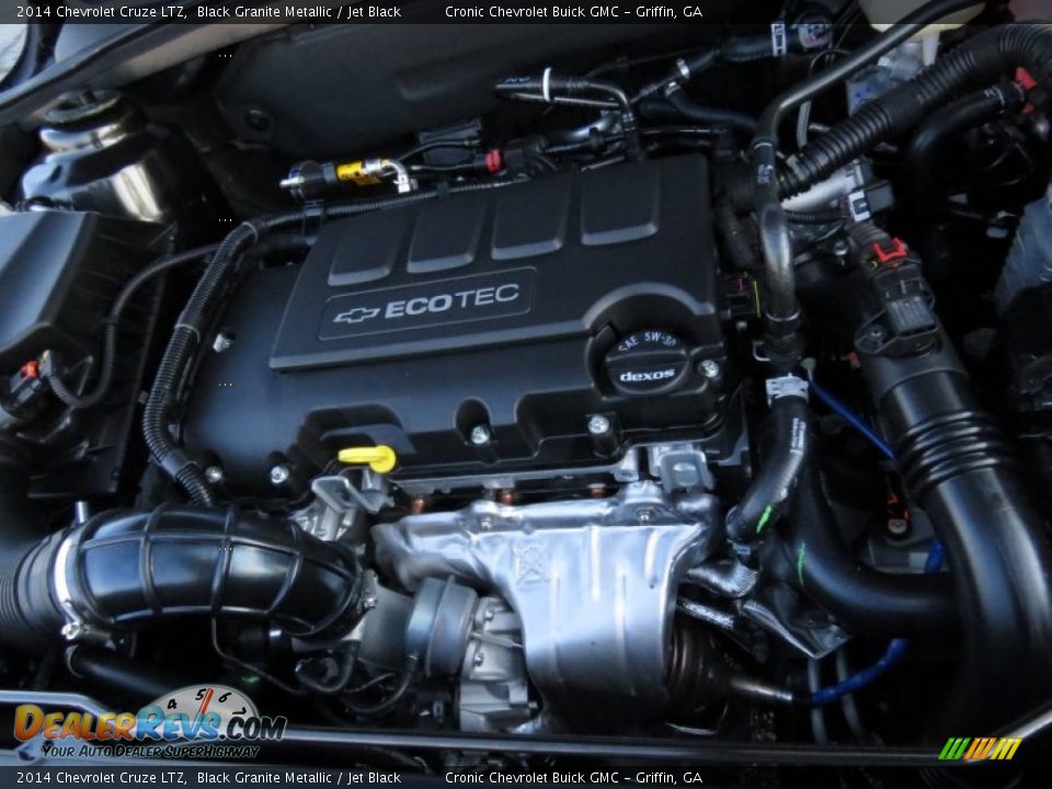 2014 Chevrolet Cruze LTZ Black Granite Metallic / Jet Black Photo #13