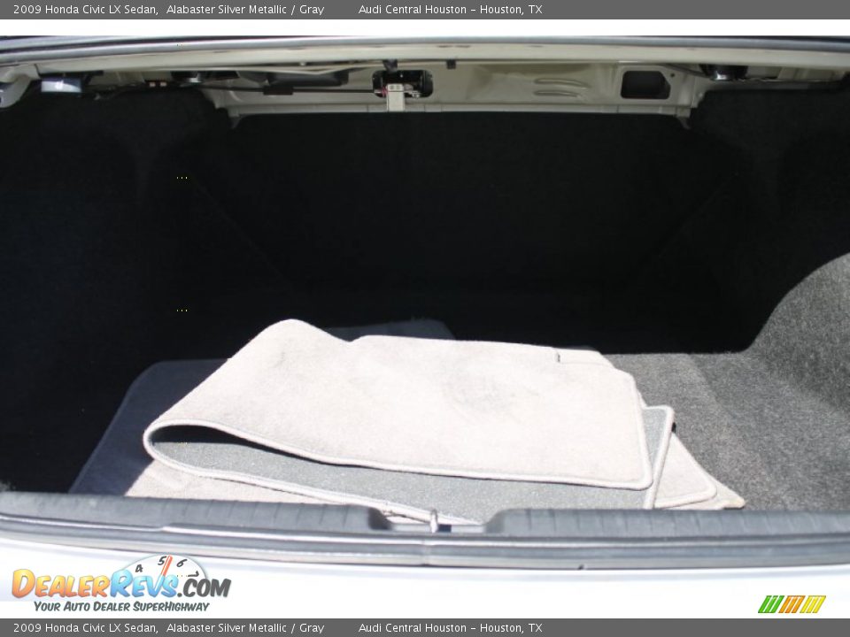 2009 Honda Civic LX Sedan Alabaster Silver Metallic / Gray Photo #23
