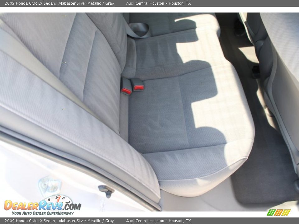 2009 Honda Civic LX Sedan Alabaster Silver Metallic / Gray Photo #25