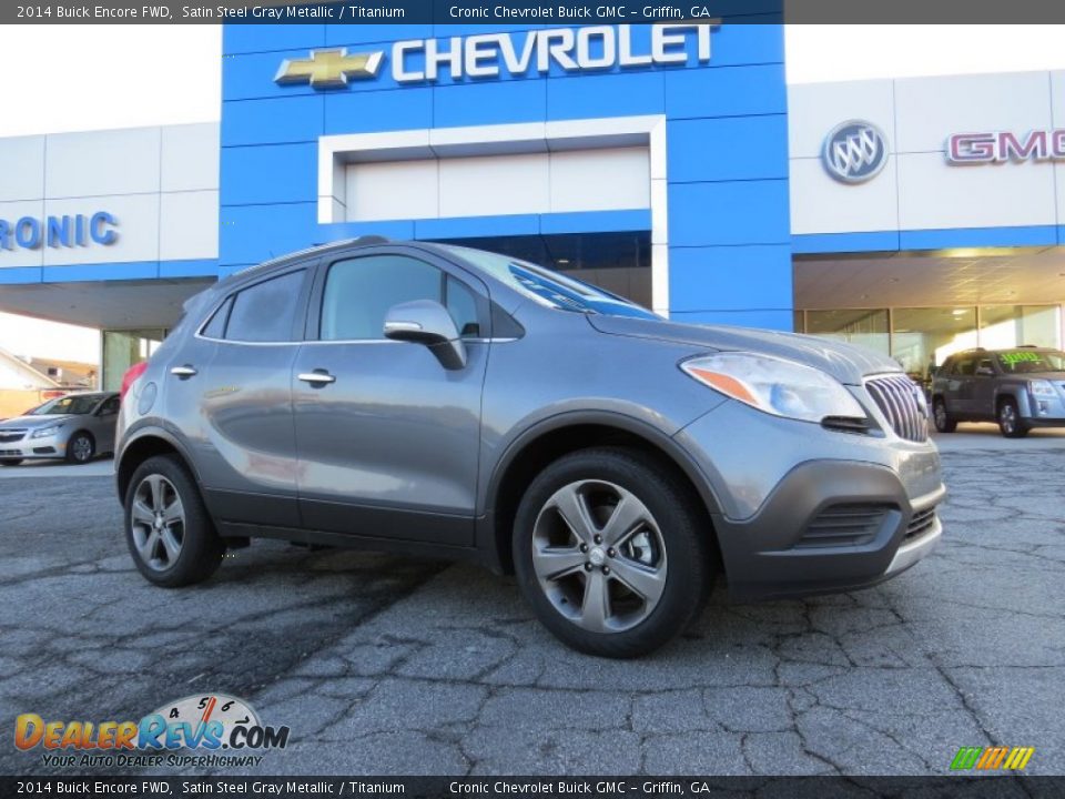 2014 Buick Encore FWD Satin Steel Gray Metallic / Titanium Photo #1