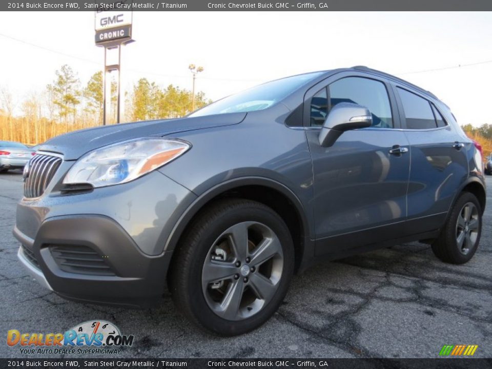 2014 Buick Encore FWD Satin Steel Gray Metallic / Titanium Photo #3