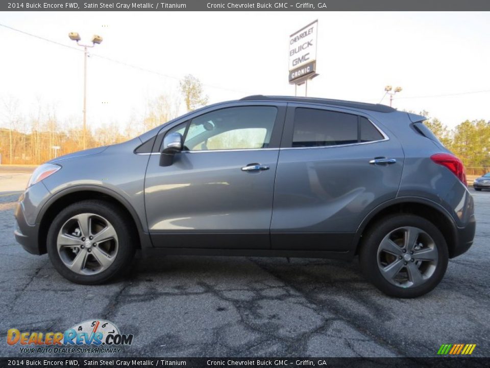 2014 Buick Encore FWD Satin Steel Gray Metallic / Titanium Photo #4