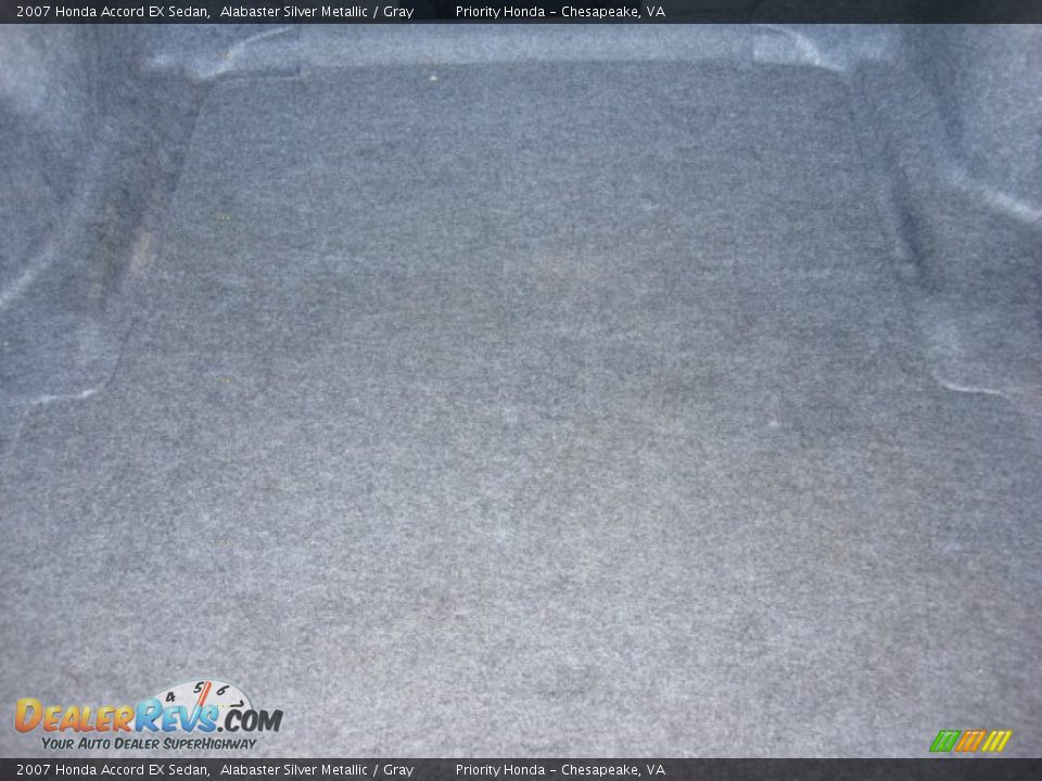 2007 Honda Accord EX Sedan Alabaster Silver Metallic / Gray Photo #12