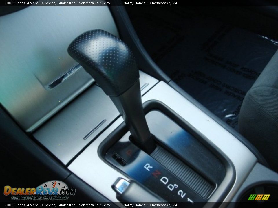 2007 Honda Accord EX Sedan Alabaster Silver Metallic / Gray Photo #20