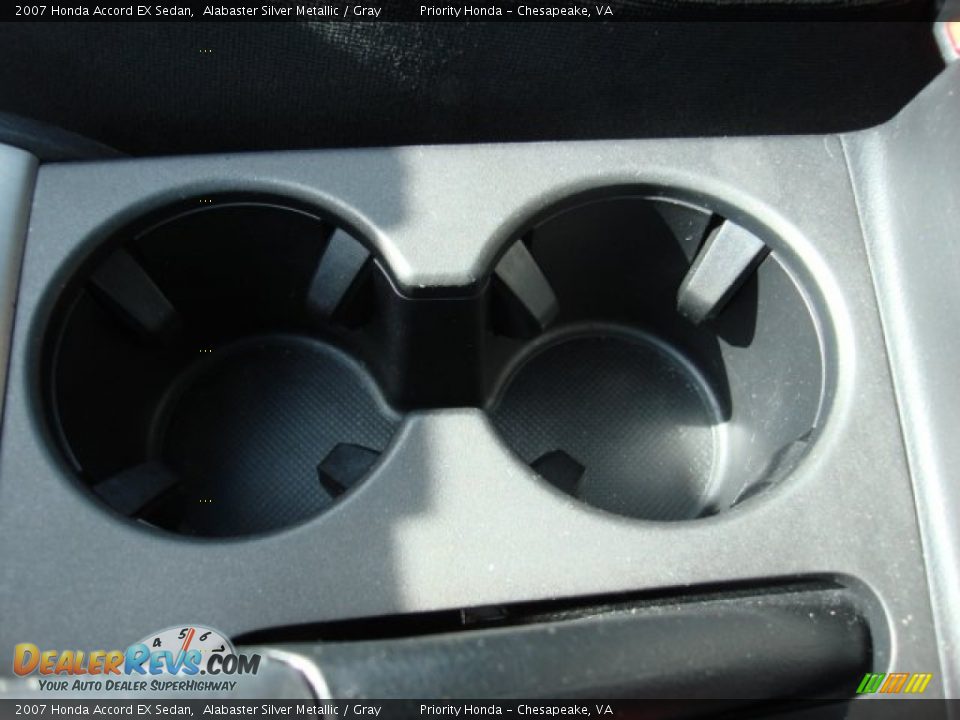 2007 Honda Accord EX Sedan Alabaster Silver Metallic / Gray Photo #23