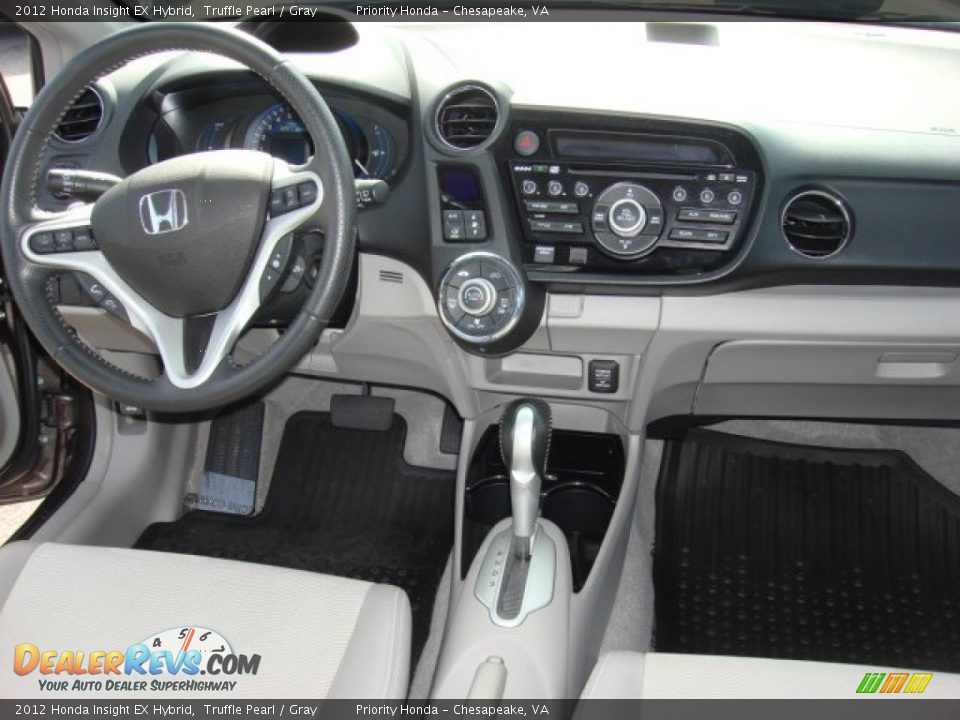 2012 Honda Insight EX Hybrid Truffle Pearl / Gray Photo #15