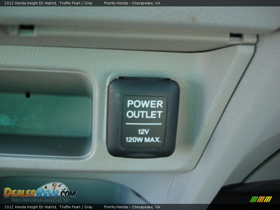 2012 Honda Insight EX Hybrid Truffle Pearl / Gray Photo #20