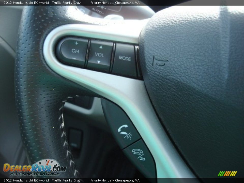 2012 Honda Insight EX Hybrid Truffle Pearl / Gray Photo #23