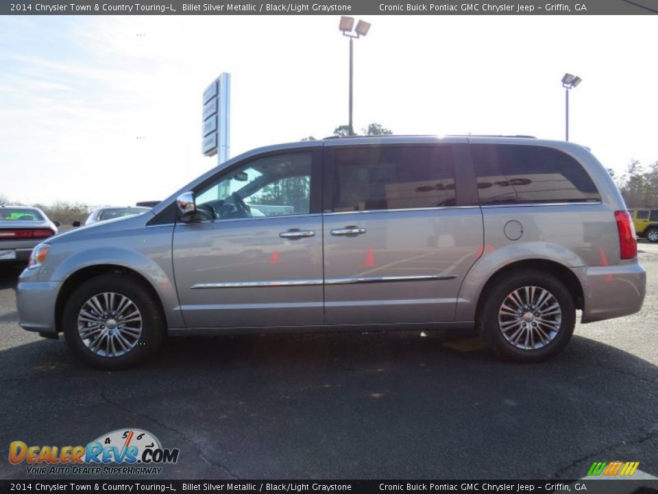 2014 Chrysler Town & Country Touring-L Billet Silver Metallic / Black/Light Graystone Photo #4