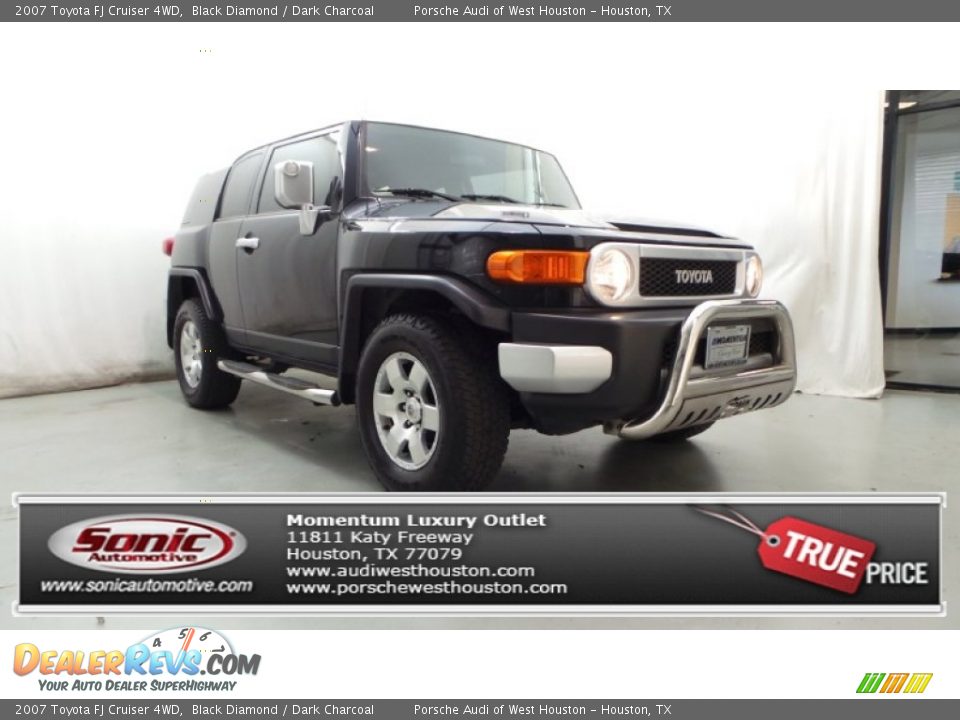 2007 Toyota FJ Cruiser 4WD Black Diamond / Dark Charcoal Photo #1