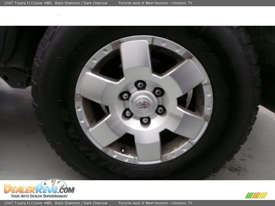 2007 Toyota FJ Cruiser 4WD Black Diamond / Dark Charcoal Photo #10