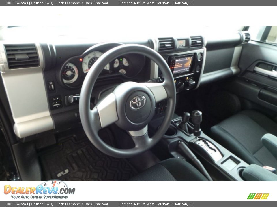 2007 Toyota FJ Cruiser 4WD Black Diamond / Dark Charcoal Photo #13