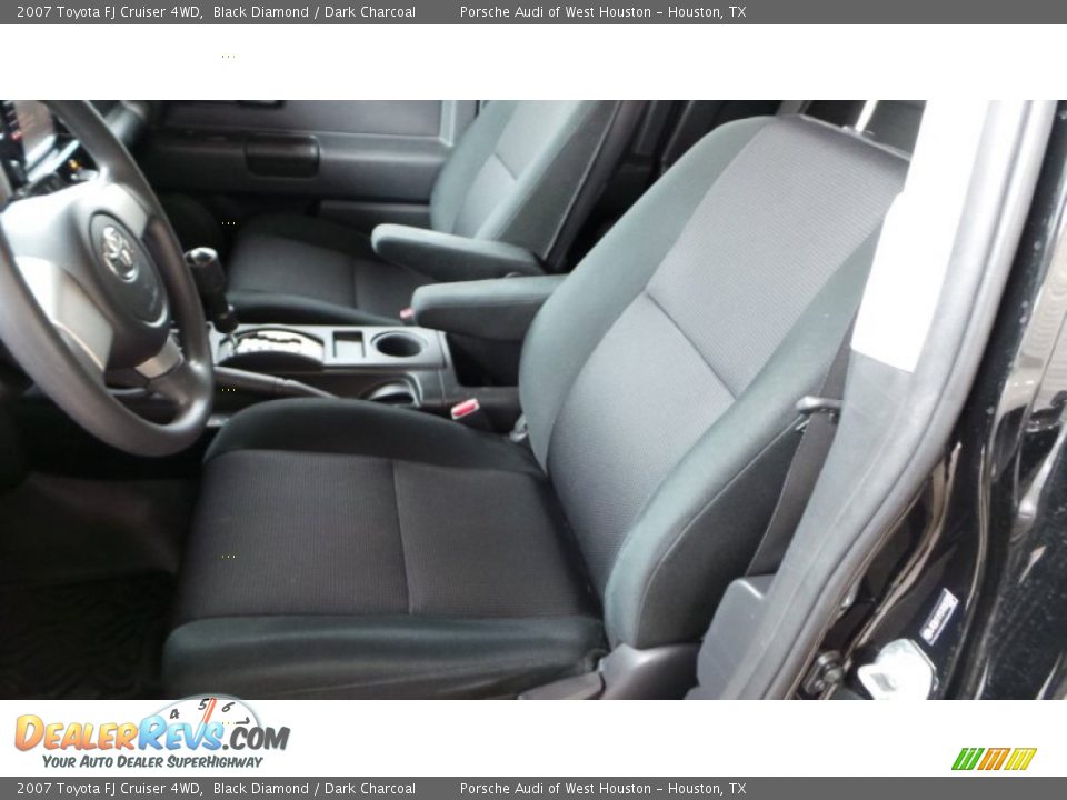 2007 Toyota FJ Cruiser 4WD Black Diamond / Dark Charcoal Photo #14
