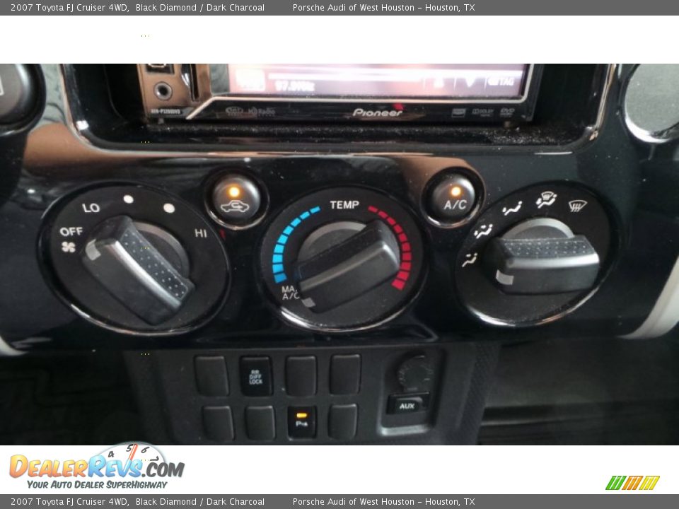 2007 Toyota FJ Cruiser 4WD Black Diamond / Dark Charcoal Photo #21