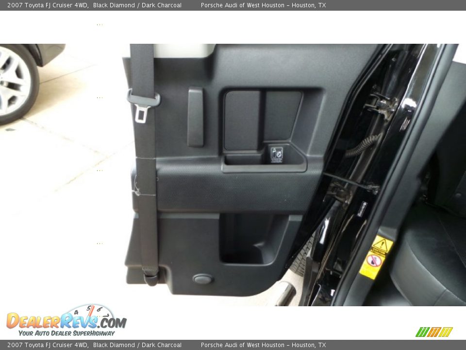 2007 Toyota FJ Cruiser 4WD Black Diamond / Dark Charcoal Photo #32