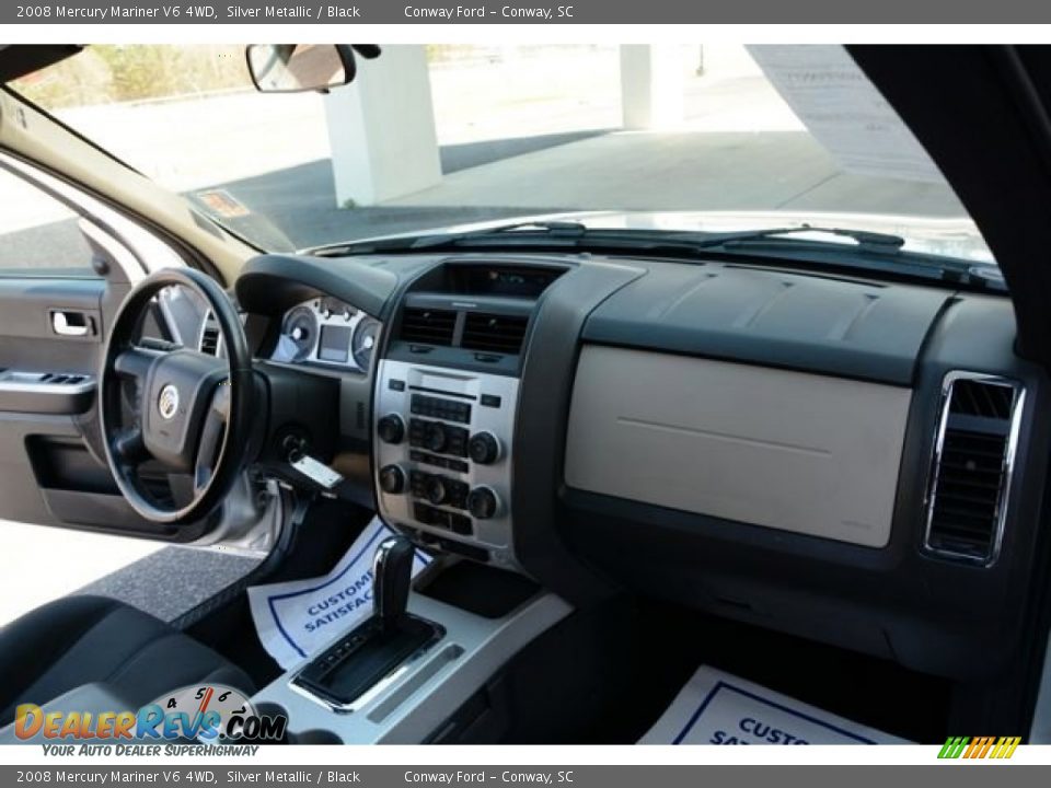 2008 Mercury Mariner V6 4WD Silver Metallic / Black Photo #18
