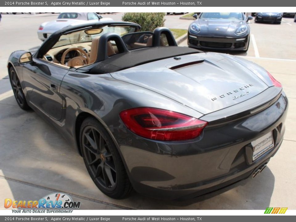 2014 Porsche Boxster S Agate Grey Metallic / Luxor Beige Photo #5