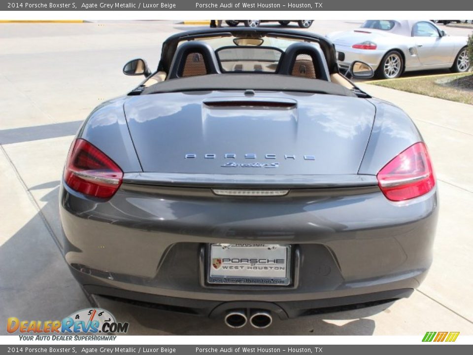 2014 Porsche Boxster S Agate Grey Metallic / Luxor Beige Photo #6