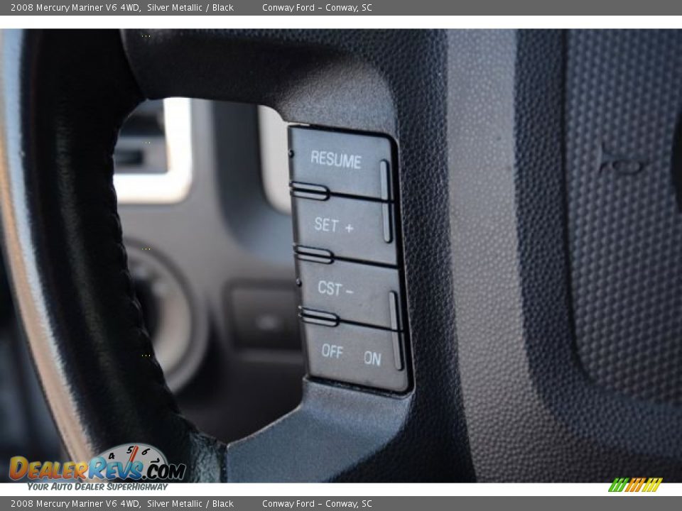 2008 Mercury Mariner V6 4WD Silver Metallic / Black Photo #24