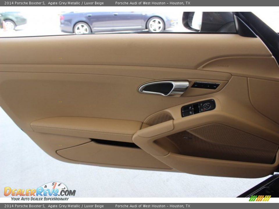 2014 Porsche Boxster S Agate Grey Metallic / Luxor Beige Photo #10