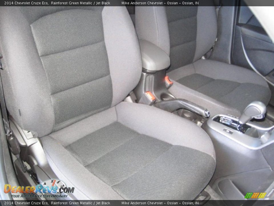 2014 Chevrolet Cruze Eco Rainforest Green Metallic / Jet Black Photo #10