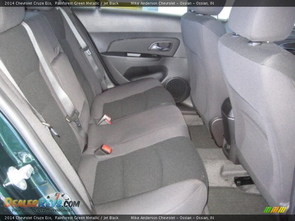 2014 Chevrolet Cruze Eco Rainforest Green Metallic / Jet Black Photo #13