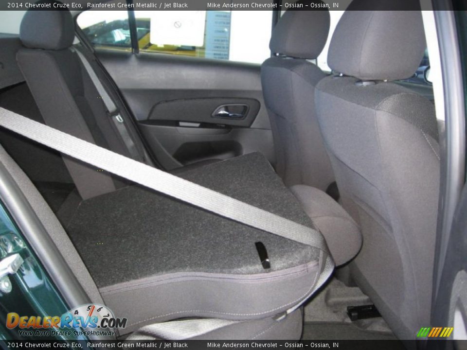 2014 Chevrolet Cruze Eco Rainforest Green Metallic / Jet Black Photo #14