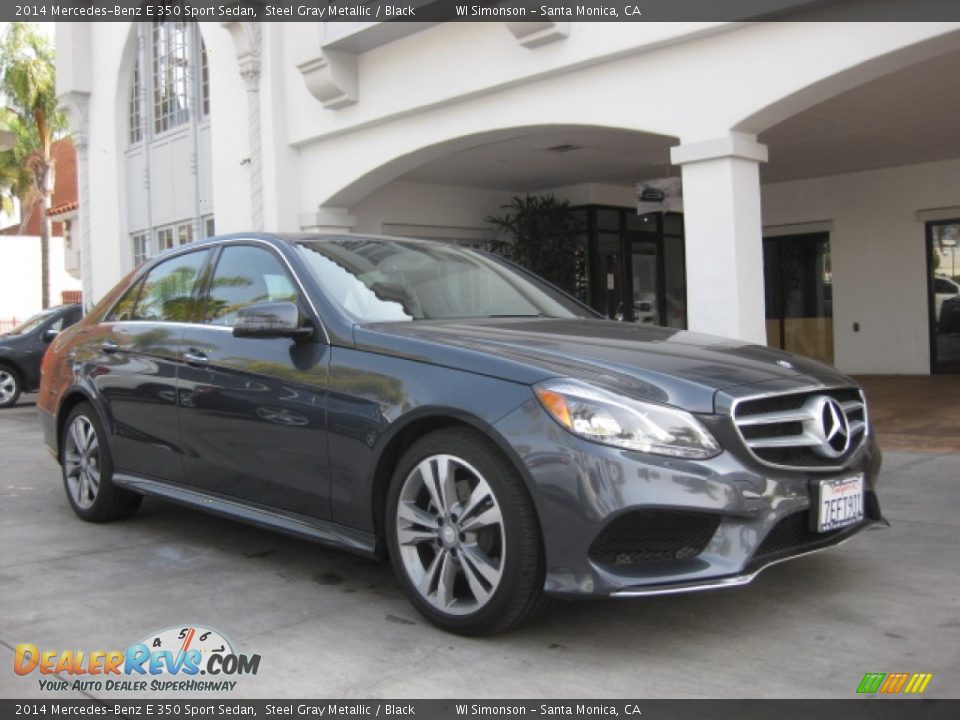 2014 Mercedes-Benz E 350 Sport Sedan Steel Gray Metallic / Black Photo #1