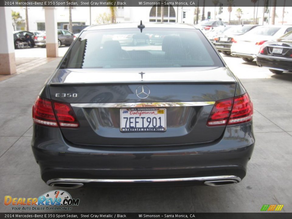 2014 Mercedes-Benz E 350 Sport Sedan Steel Gray Metallic / Black Photo #3