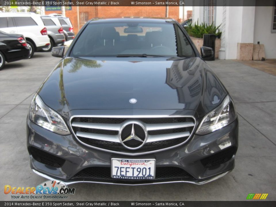 2014 Mercedes-Benz E 350 Sport Sedan Steel Gray Metallic / Black Photo #6