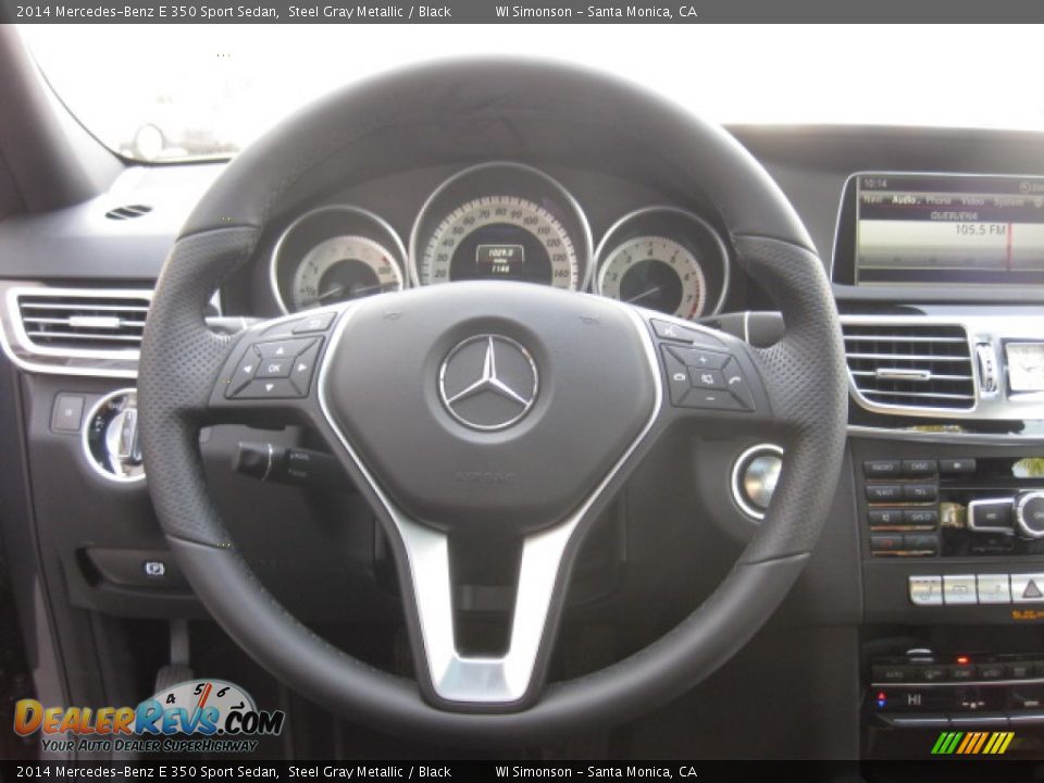 2014 Mercedes-Benz E 350 Sport Sedan Steel Gray Metallic / Black Photo #12