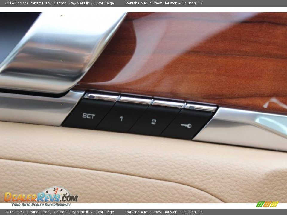 2014 Porsche Panamera S Carbon Grey Metallic / Luxor Beige Photo #11