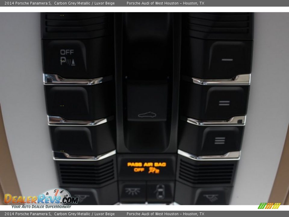 2014 Porsche Panamera S Carbon Grey Metallic / Luxor Beige Photo #19